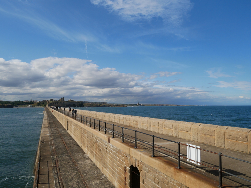 Tynemouth Priory from the Pier